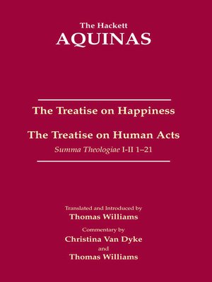 cover image of The Treatise on Happiness and The Treatise on Human Acts